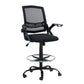 Artiss Office Chair Drafting Stool Mesh Chairs Black