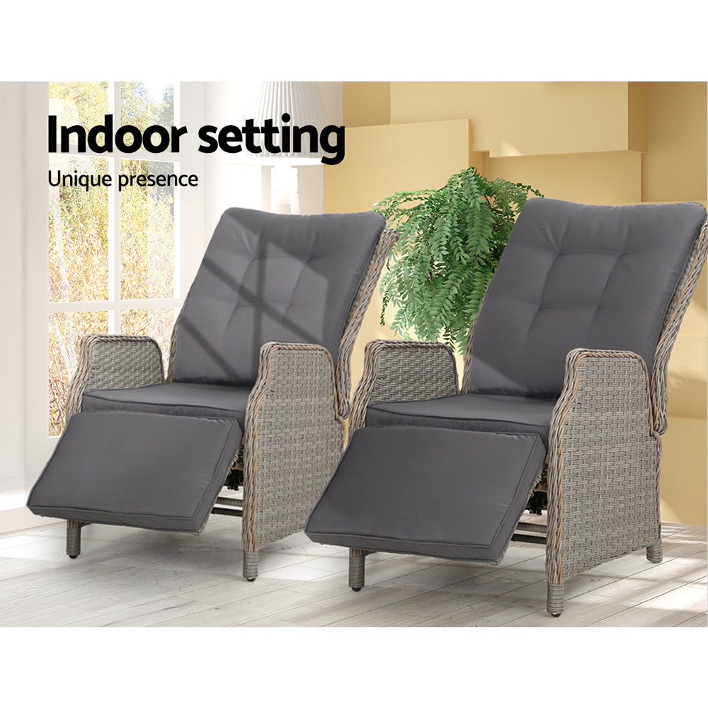 Set of 2 online recliner chairs