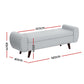 140cm Storage Ottoman Blanket Box Armrest - Grey