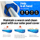 Pool Cover Roller 500 Micron Solar Blanket Swimming Bubble 11mx4.8m