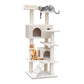 Cat Tree 134cm Trees Scratching Post Scratcher Tower Condo House Furniture Wood Beige