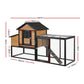 Chicken Coop Rabbit Hutch Extra Large Wooden Run Cage Bunny House Outdoor