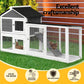 Chicken Coop Rabbit Hutch Extra Large Wooden Run Cage House With Run Cage