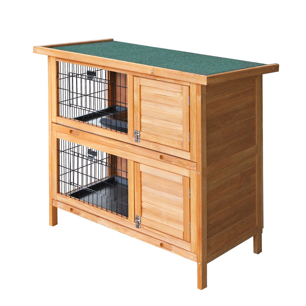 Rabbit Hutch Wooden Pet Hutch 82cm x 91.5cm x 45cm