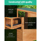 Rabbit Hutch Wooden Pet Hutch 82cm x 91.5cm x 45cm