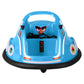 Kids Ride On Car Bumper Electric Toys Cars Light Remote Angry Birds Sticker - Blue