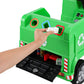 Kids Ride On Car Garbage Truck Police Light 12V Electric Toys Cars - Green