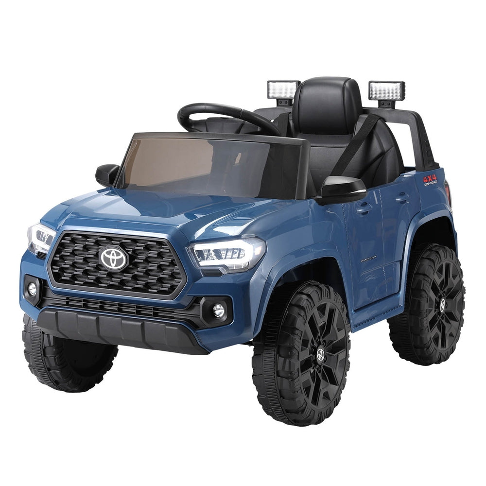 Kids Electric Ride On Car Toyota Tacoma Off Road Jeep Toy Cars Remote 12V - Blue