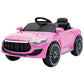 Kids Electric Ride On Car Toys Cars Headlight Music Remote Control 12V - Pink