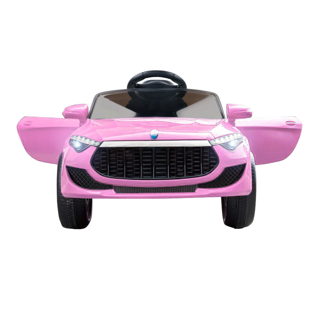 Kids Electric Ride On Car Toys Cars Headlight Music Remote Control 12V - Pink