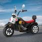 Kids Ride On Car Motorcycle Motorbike Electric Toys Horn Music 6V - Black