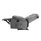 Horus Recliner Chair Electric Massage Chair Velvet Lounge Heated - Grey