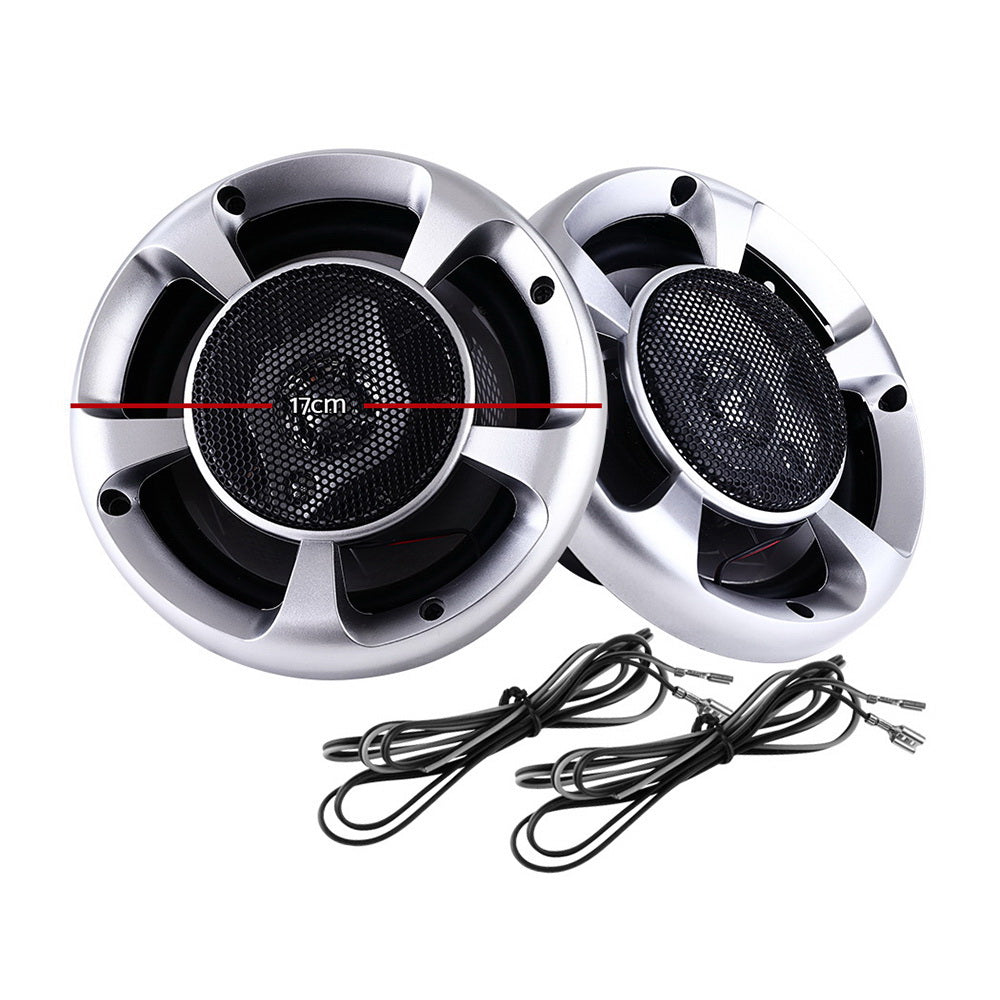 Car speakers with clearance led lights