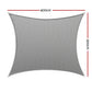 Shade Sail Cloth Shadecloth Rectangle Canopy 280gsm 3x4m - Grey