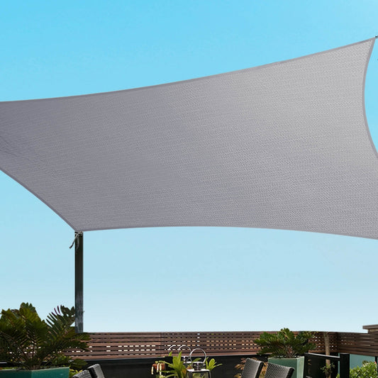 Waterproof Shade Sail Shade cloth 220GSM Canopy 3x5m