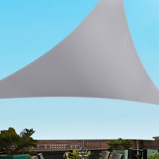 Waterproof Shade Sail Shade cloth Triangle Canopy 220GSM 4x4x4m