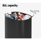 82L Motion Sensor Bin Rubbish Automatic - Black