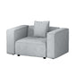 Mckenzie Modular Sofa Chaise Set - Grey