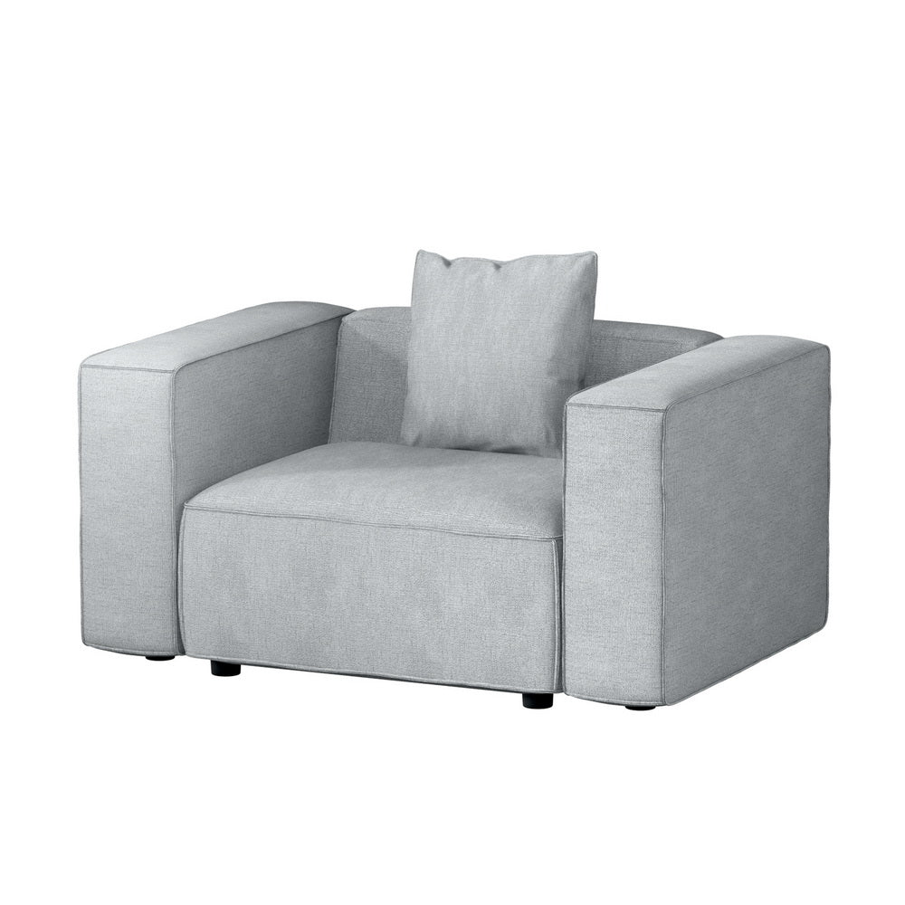 Mckenzie Modular Sofa Chaise Set - Grey