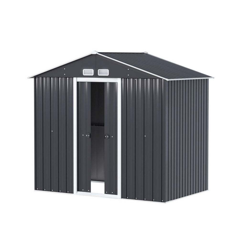 Giantz Garden Shed Outdoor Storage 2.15 x1.3M Tool Workshop House Shelter Sliding Door