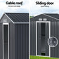 Giantz Garden Shed Outdoor Storage 2.15 x1.3M Tool Workshop House Shelter Sliding Door