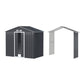 Giantz Garden Shed Outdoor Storage 2.15x1.74M Tool Workshop House w/Extension Kit