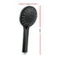 Handheld Shower Head 4.5" High Pressure 5 Modes Powerful Round - Black