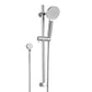 Handheld Shower Head Wall Holder 4.7'' High Pressure Adjustable 3 Modes - Chrome