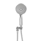 Handheld Shower Head Holder 4.7'' High Pressure - Silver