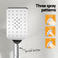 Handheld Shower Head Holder 3.1'' High Pressure - Silver