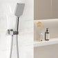 Handheld Shower Head Holder 3.1'' High Pressure - Silver