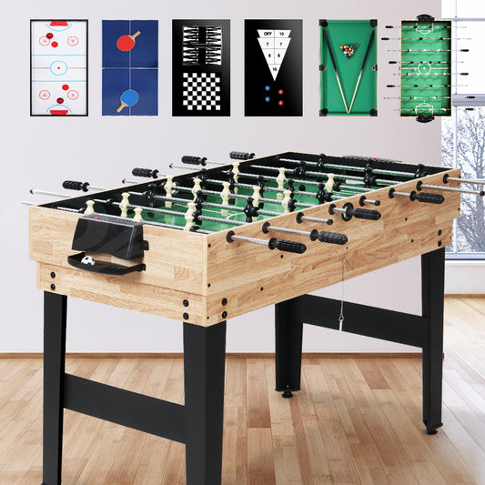 10 in 1 Soccer Table Foosball Hockey Pool Bowling Combo Games