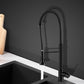 Pull Out Kitchen Tap Mixer Basin Taps Faucet Vanity Sink Swivel Brass WEL In Black