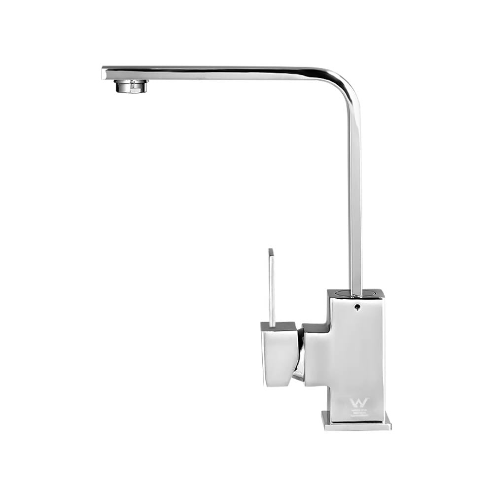 Kitchen Mixer Tap Mixer Square Sink Faucet Basin Laundry Chrome