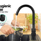 Kitchen Mixer Tap Mixer Round Sink Faucet Basin Laundry Black