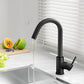 Kitchen Mixer Tap Mixer Round Sink Faucet Basin Laundry Black