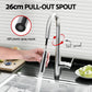 Kitchen Mixer Tap Pull Out Round 2 Mode Sink Basin Faucet Swivel -Chrome