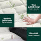 Double Giselle Bedding Mattress Topper Pillowtop Bamboo 7.5cm