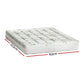 QUEEN 7.5cm Mattress Topper Pillowtop Bamboo - White