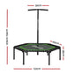 Everfit Trampoline 4FT Hexagon Fitness Rebounder Adjustable Handrail Green