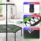 Everfit Trampoline 4FT Hexagon Fitness Rebounder Adjustable Handrail Green