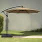 Instahut 3m Umbrella w/Base Outdoor Cantilever Beach Garden Patio Parasol Beige