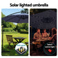 Instahut Outdoor Umbrella 3M Cantilever Beach LED Umbrellas Garden Shade Patio