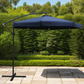 Instahut 3m Outdoor Umbrella Cantilever Garden Beach Patio Navy