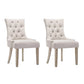 Bristol Set of 2 Dining Chairs Linen French Provincial - Beige