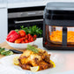 6.5L Glass Digital Air Fryer Oven, 1200W, >200°C, Easy Cleaning