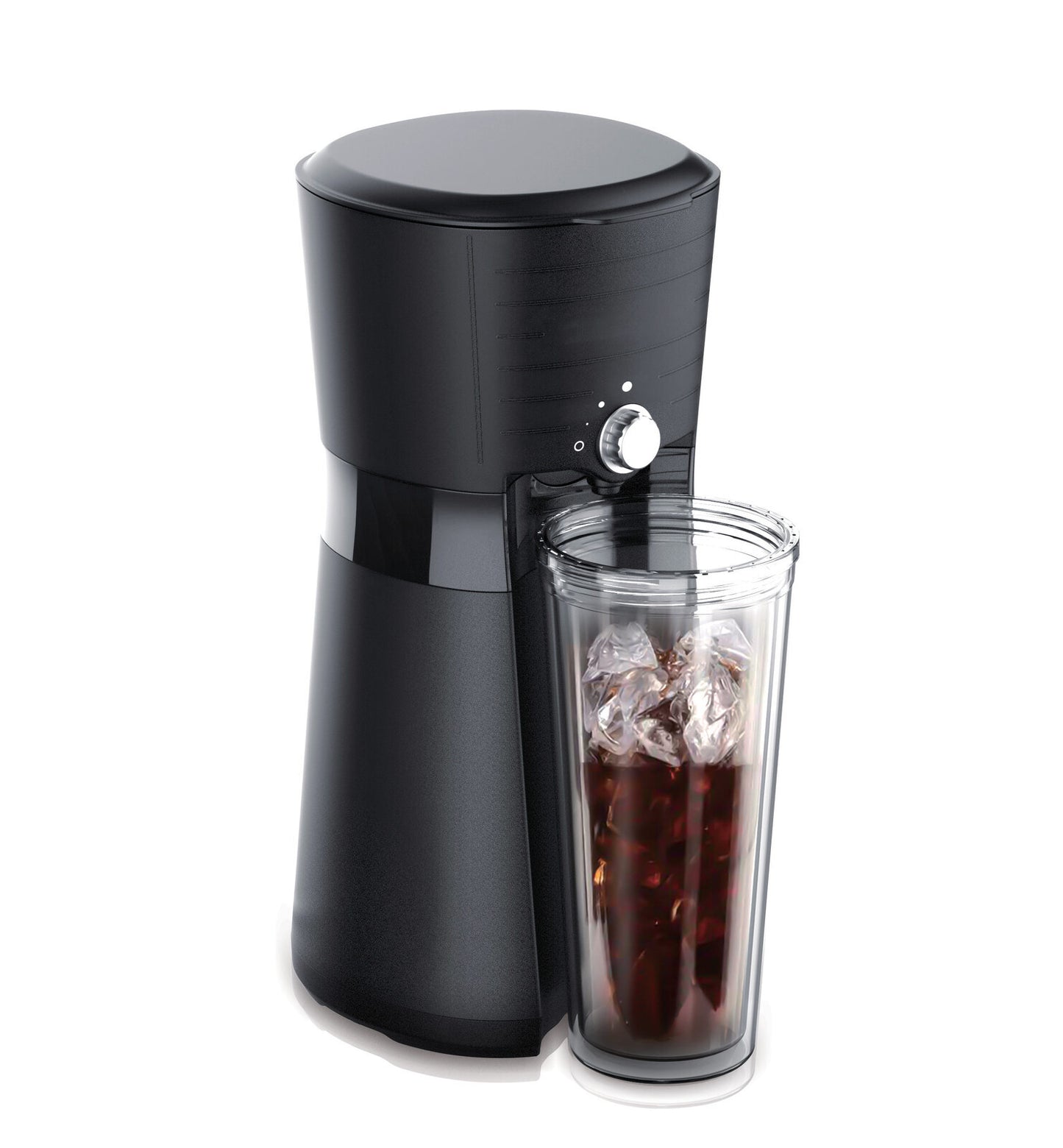 Digital Iced Coffee Maker with 10oz, Reusable Cup & Straw Included