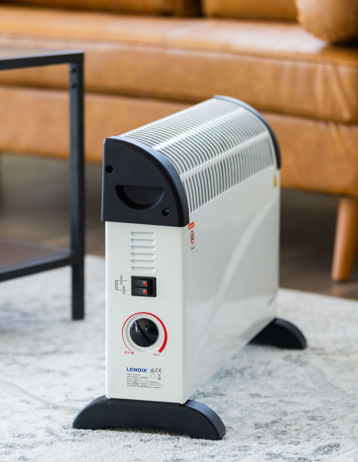 Portable Convector Heater 2000W 3 Heat Settings