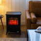 Electric Fireplace Heater with Real Flame Effect & 2 Heat Settings