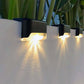 3-Piece Solar Deck Lights Set Wireless Waterproof - Warm White